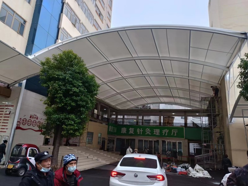 2026南通经济技术开发区膜结构车棚选哪家？源头厂家定制汽车充电桩停车棚-2